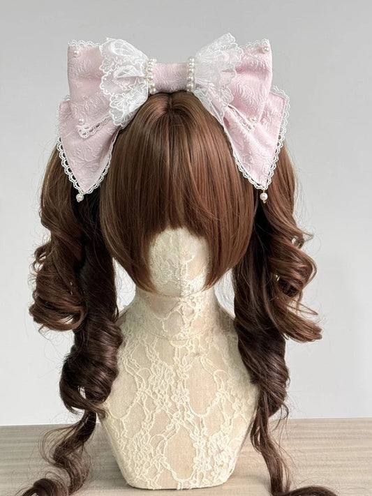 Lolita Pastel Pearl Pink Details) (Lace KC Sweet