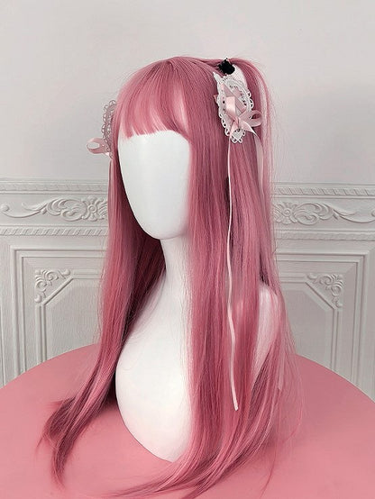 – Lolita Options Heart-shaped with Hairclips Accents Color 4 Ribbon