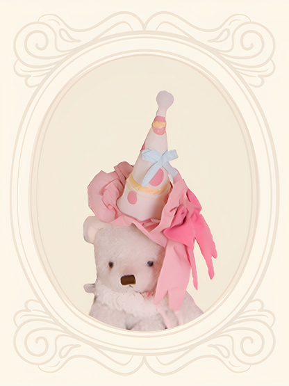 Polka Dot Party Mini Hat with Bow Detail - Dollet