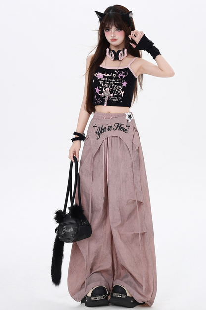 カジュアルパンツ ガールズ ハイスパイスウエスト