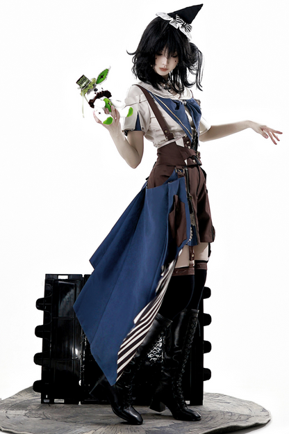 ボーイッシュセットアップスチームパンクプリンス