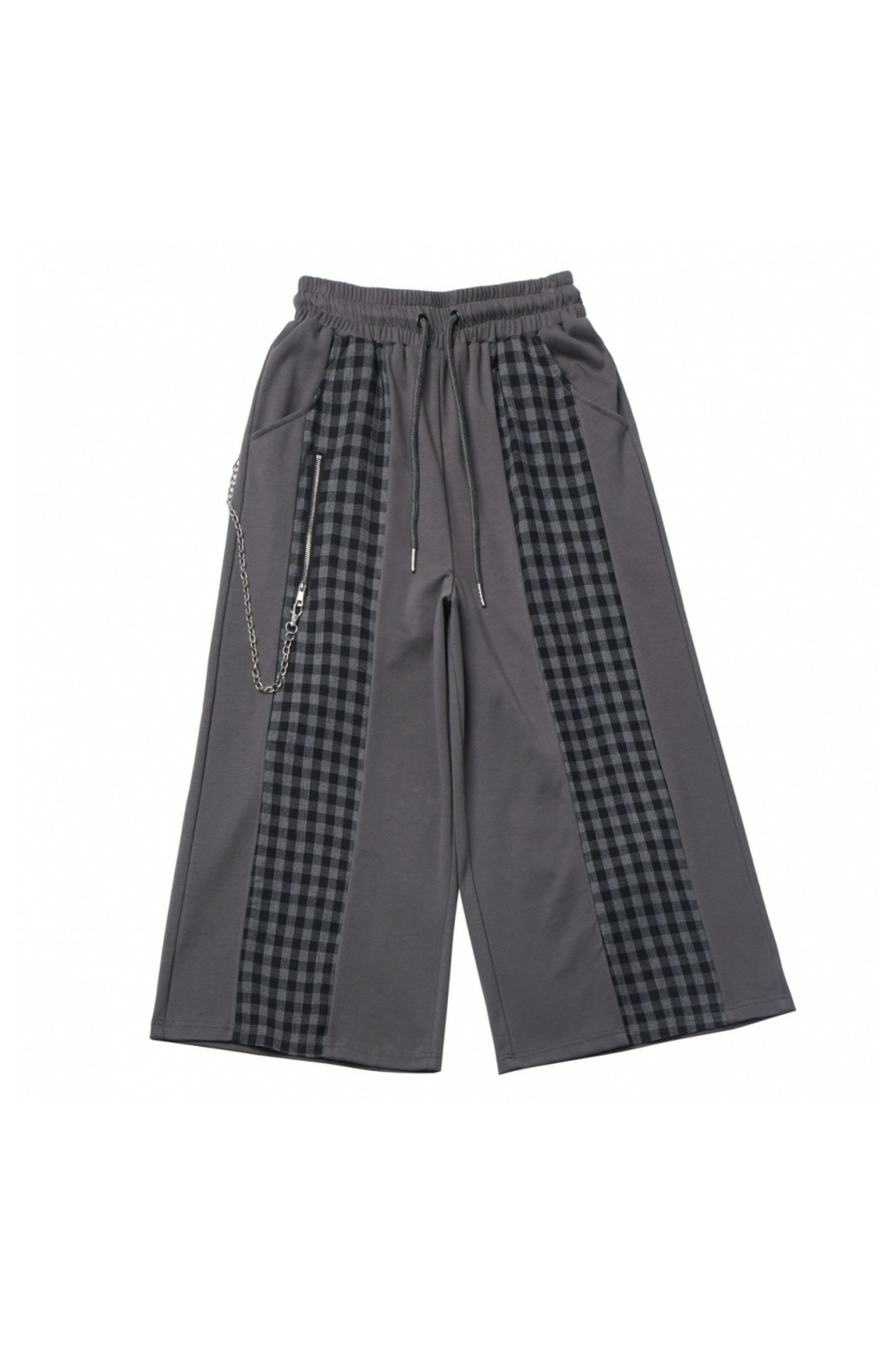 モードトップス チェックパンツ スカート カジュアル ワイド +