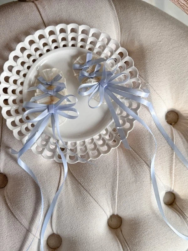 Lolita Set Hairclip Ribbon Sweet