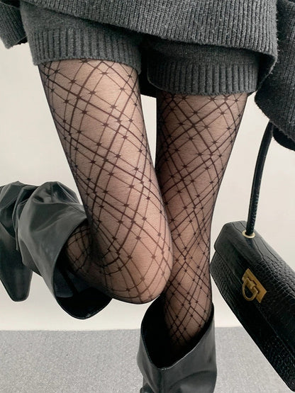 Star Sheer Colors) (3 Pantyhose Argyle