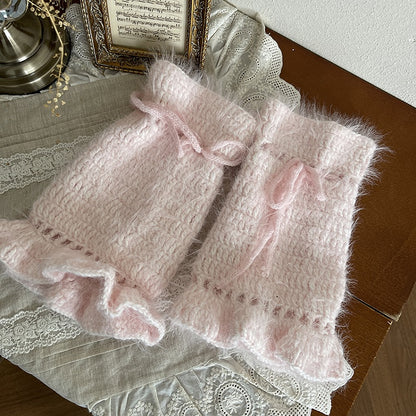 Leg Warmers Colors 5 Design Strap Plush Warm