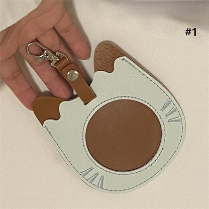 with Options Decorated Cat 4 Round-shaped Holder Ear Card