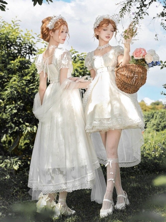 Lily White the of Decorated Valley Headpiece