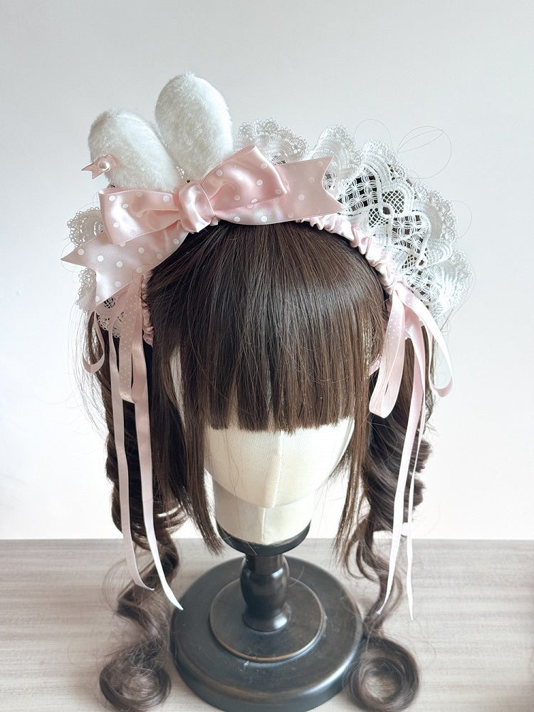 Sweet Dot Set Polka Pastel Pink Blue KC Lolita /