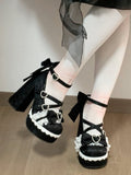 Bow Details Hearts with Beaded