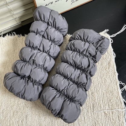 6 Puffer Design Warmers Donut-Inspired Leg Colors