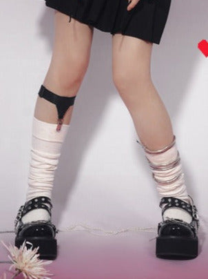 Retro Toe Spicy Platform Shoes Lolita Punk Heeled High Round