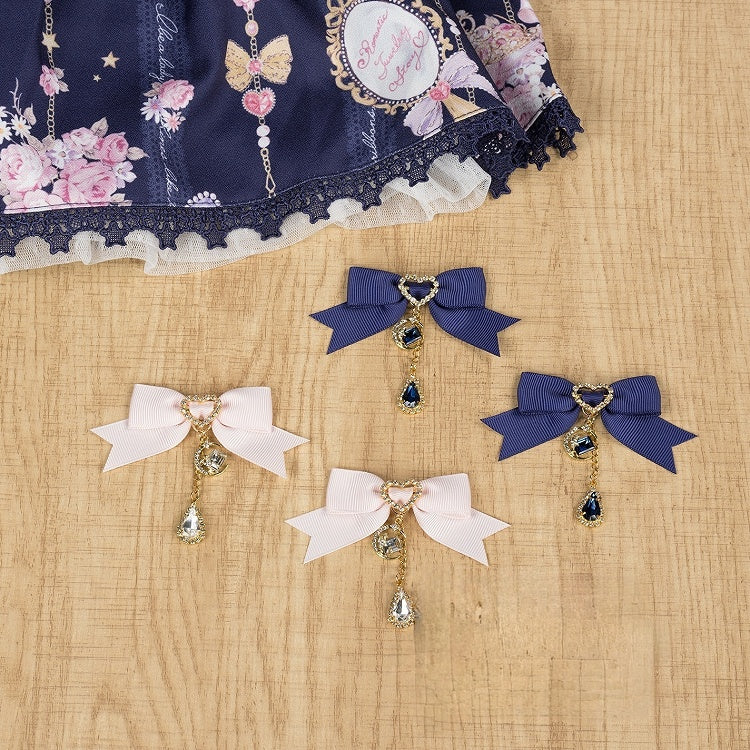 Colors 5 Kei Jirai Celestial Moon  Star Gemstone Collection Bowknot Hairclips