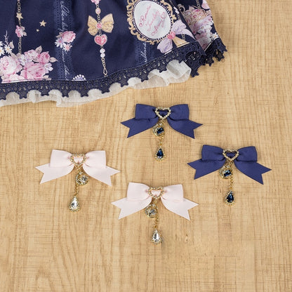 Colors 5 Kei Jirai Celestial Moon  Star Gemstone Collection Bowknot Hairclips