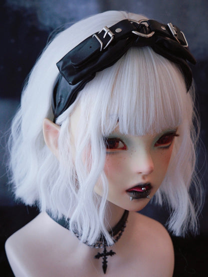 Bowknot Heart With Black Buckle KC Decorated