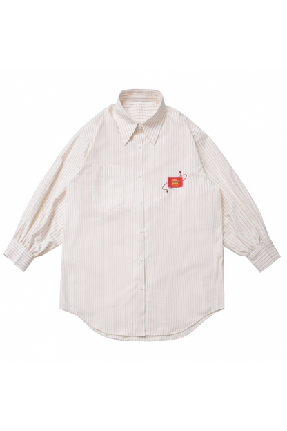 トップケーキ オーバーシャ​​ツ ノースリーブスカート +