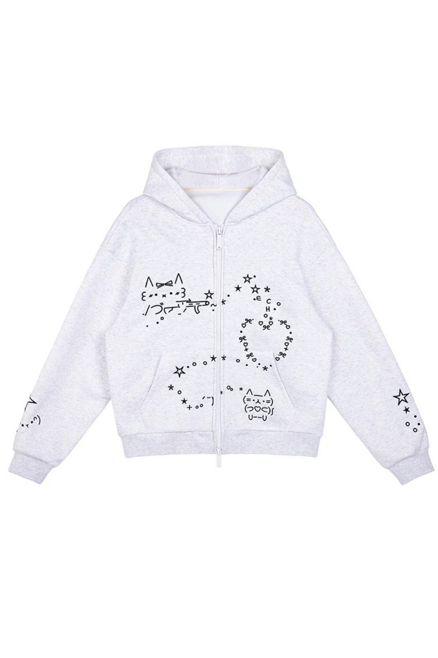 コンピューターレッグ + ストレートフード付きスウェットパンツ ボアパーカー