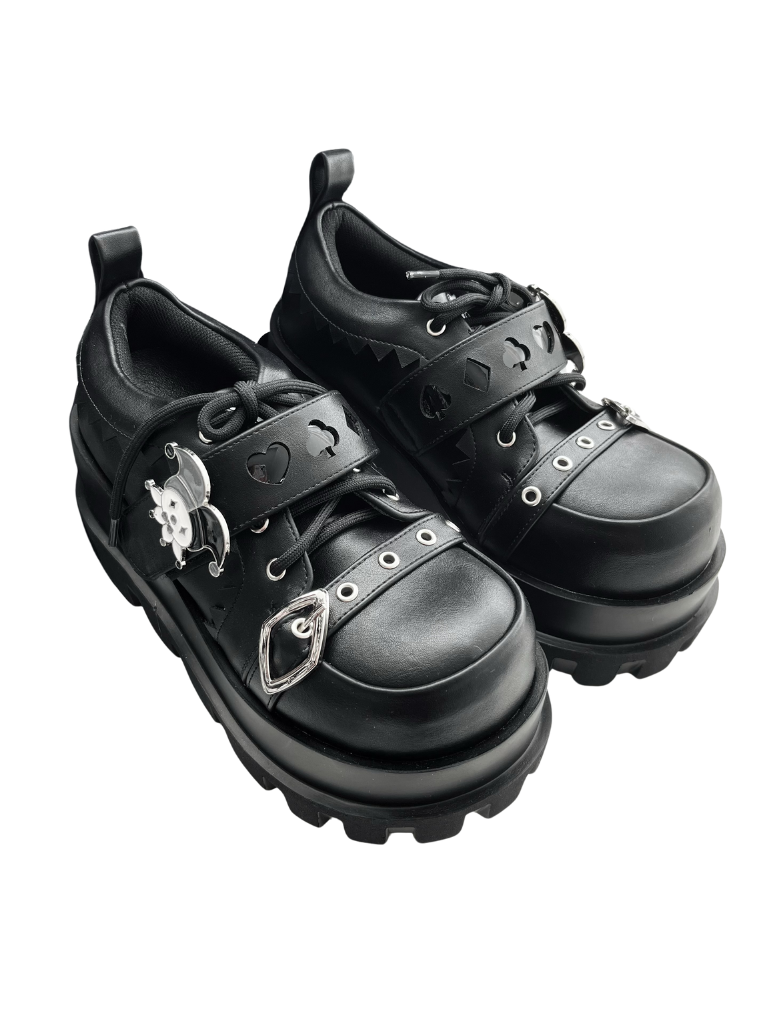 Poker Punk Plateauschuhe Clown