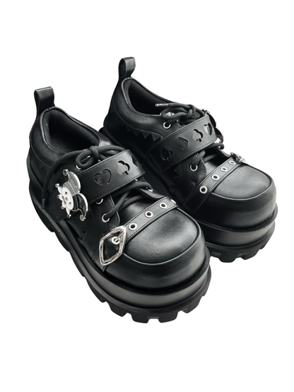 Poker Punk Plateauschuhe Clown