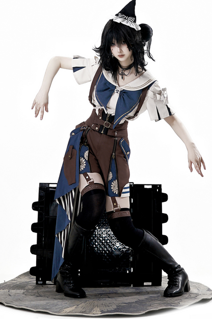 ボーイッシュセットアップスチームパンクプリンス