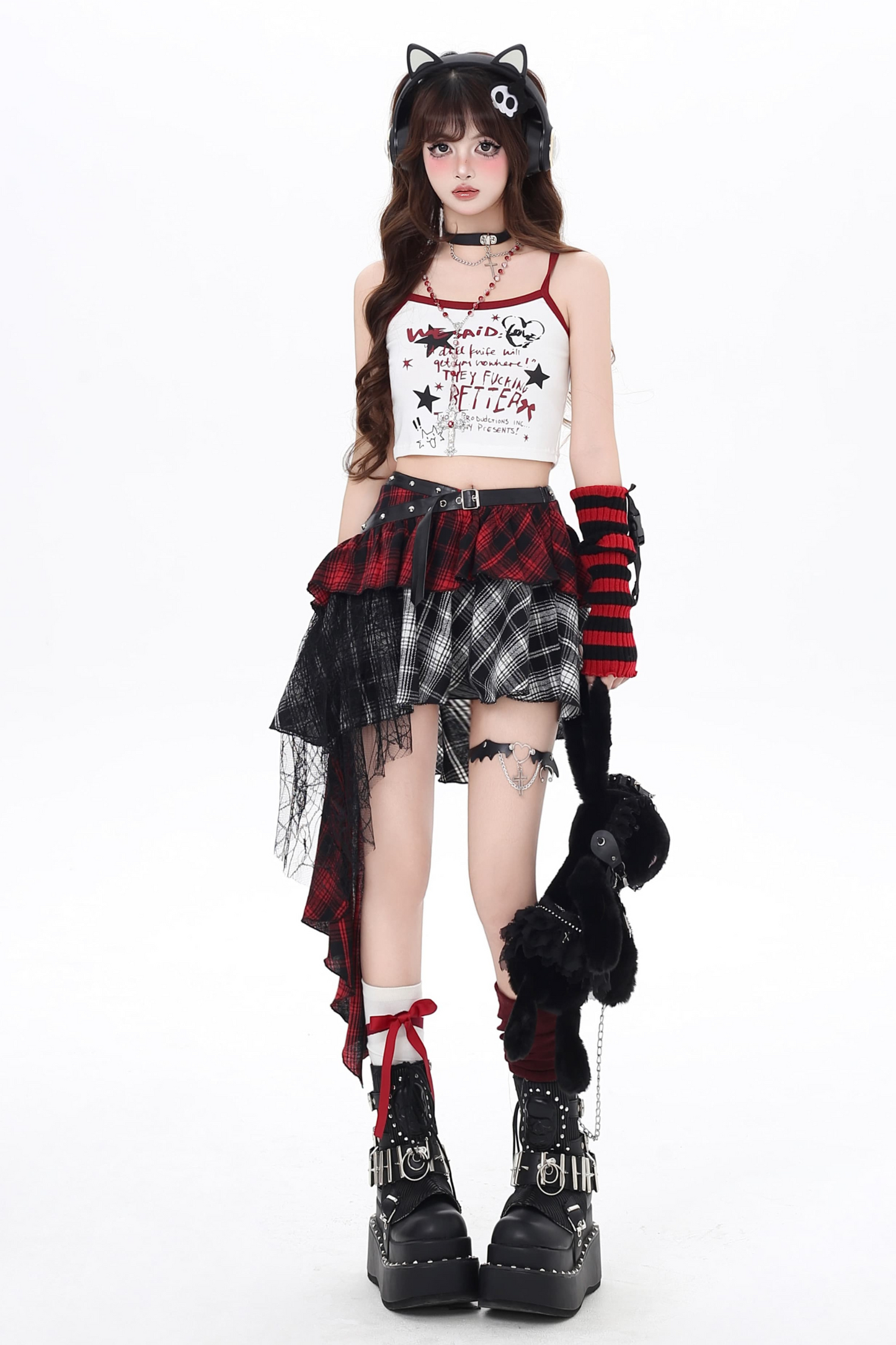 キャミソール アメリカンレター タイト グラフィティ