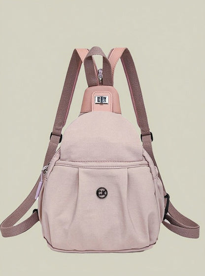 Backpack Bag Canvas Shoulder Casual Colors Travel 5