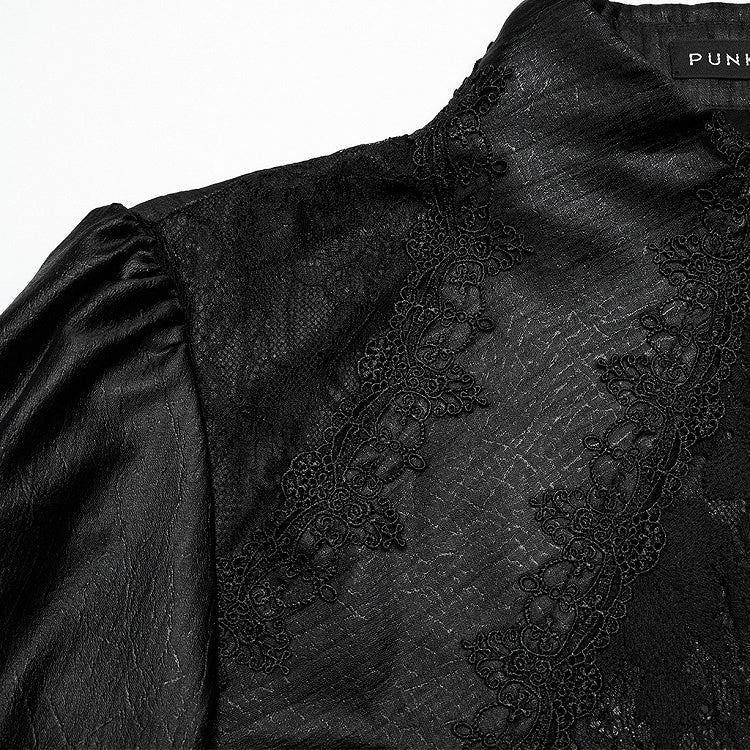 Layered Goth Gorgeous Men's Shirt Black