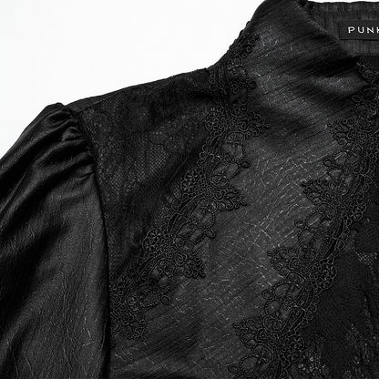 Layered Goth Gorgeous Men's Shirt Black