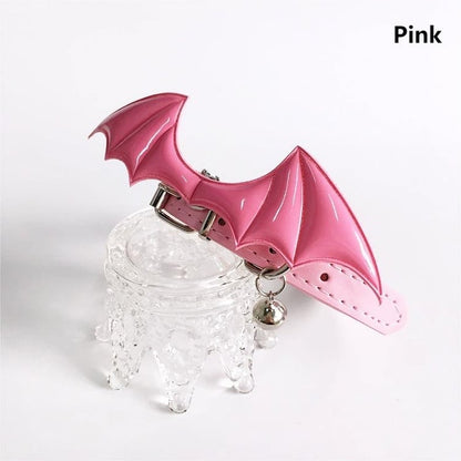 Colors Choker Bat PU Wings 5
