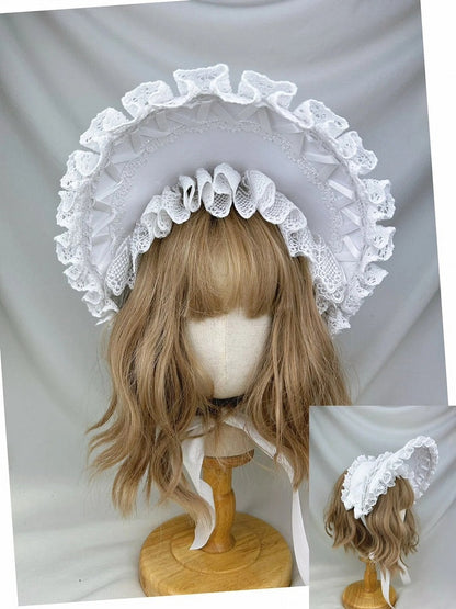 Ruffled (8-Color Lace Options) Bonnet