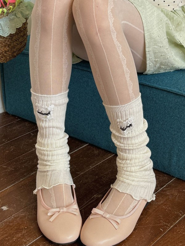 ホワイトスリーブレッグ ブラック/ホワイト/ピンク/グリーン/グレー/ミルク