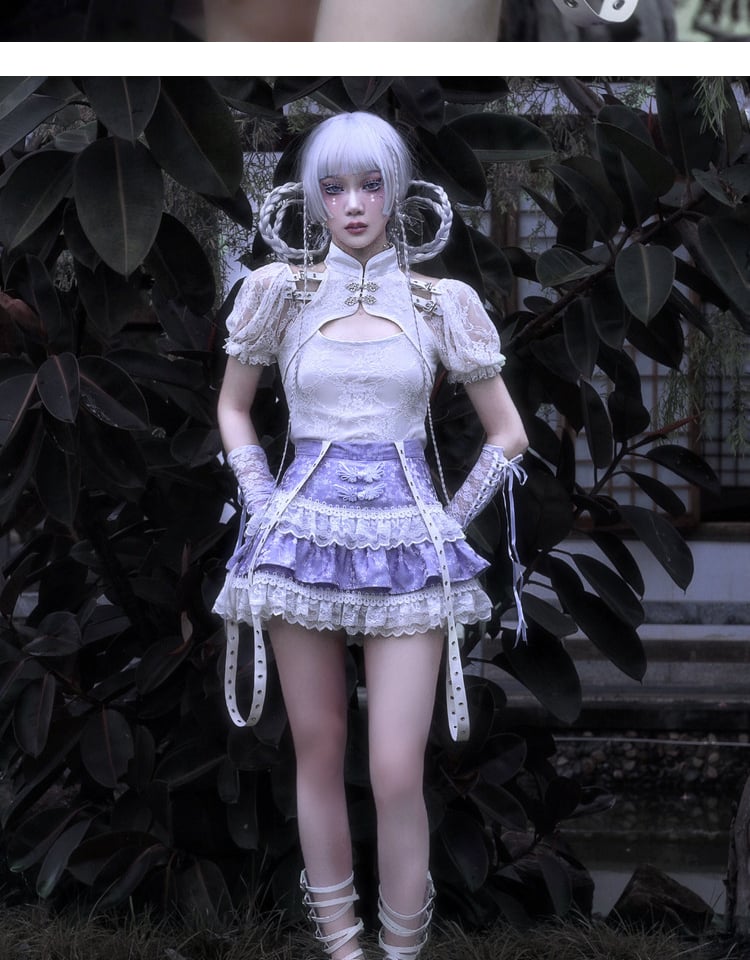 神の救済ティアードスカート