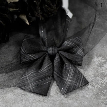 ボウJK 30オプションタイチェック柄ユニフォームパターン