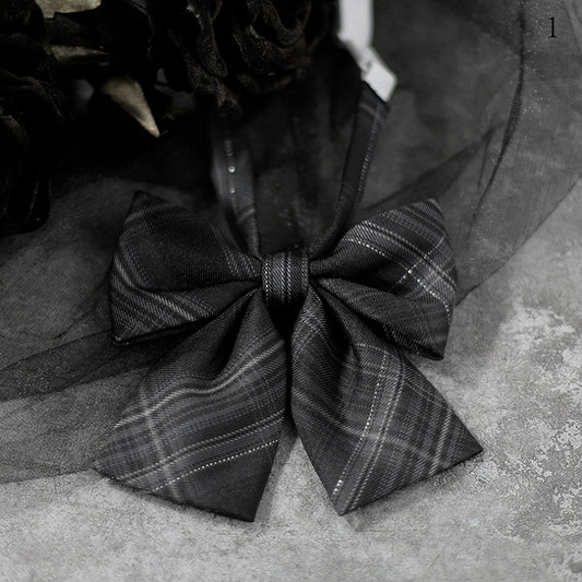 JK Bow Tie Plaid 30 Uniform Options Pattern