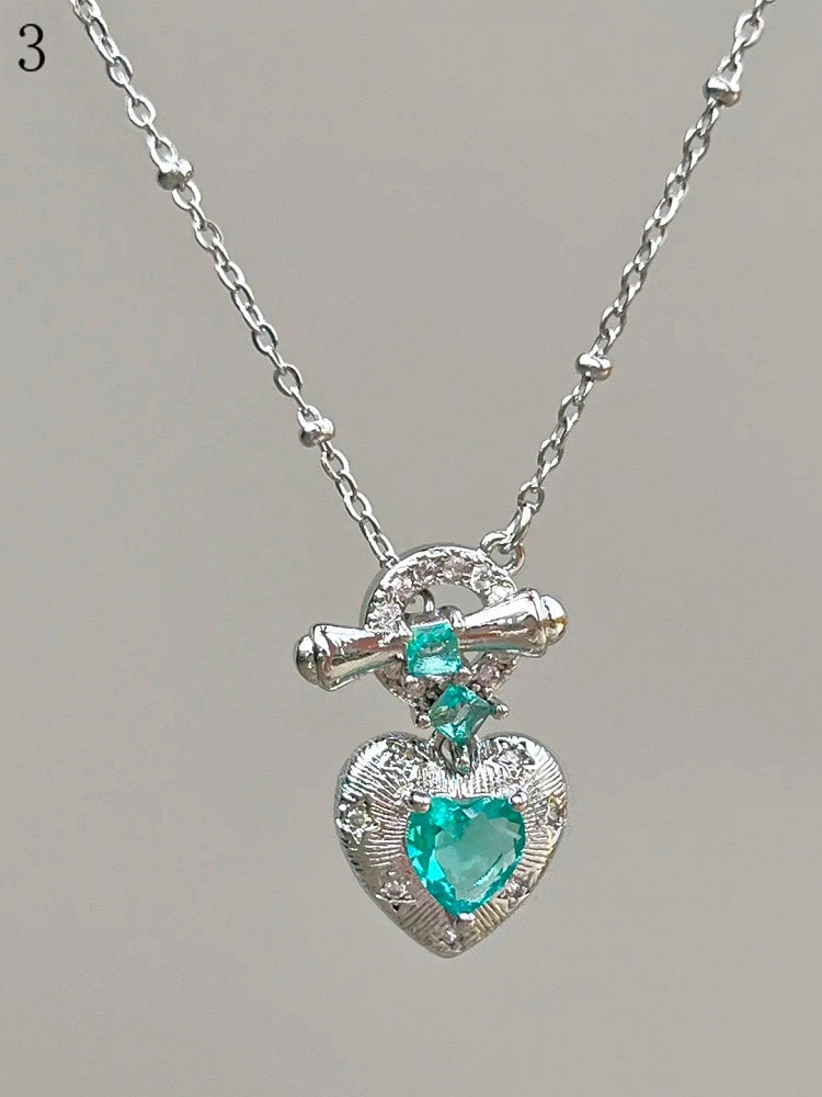 Halskette Herz Bittersweet OptionsY2K 3 Anhänger