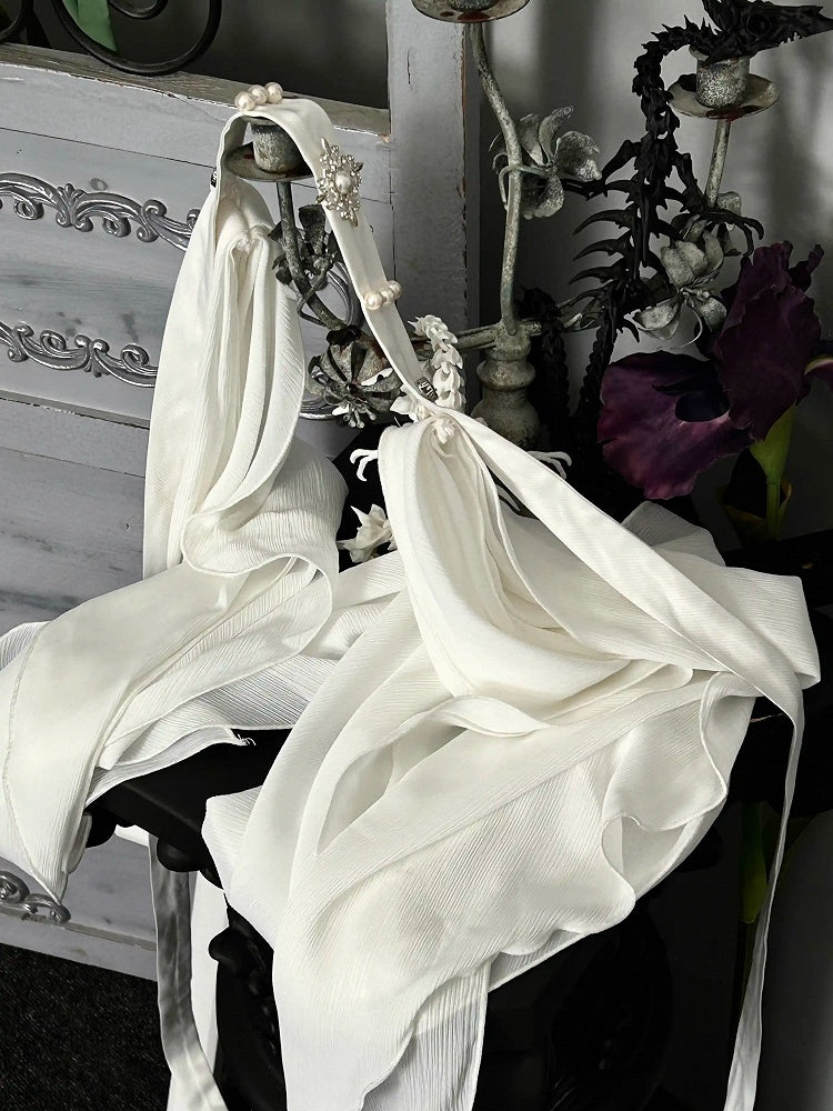 Rot/Weiß/Dunkelblau/Grau Gothic Lolita Taillengürtel