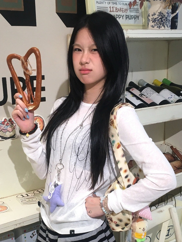 Y2K Star with Silver Necklace/Hanging Chain
