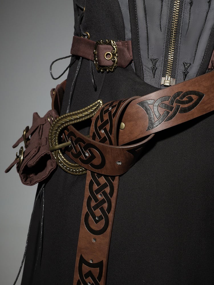 Bag Wasteland Punk Brown with Belt Waist