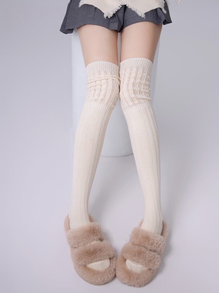 Colors Warm Over Knee Loose Design 4 Stockings