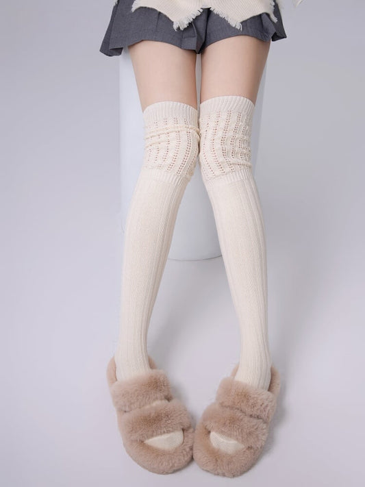 Colors Warm Over Knee Loose Design 4 Stockings