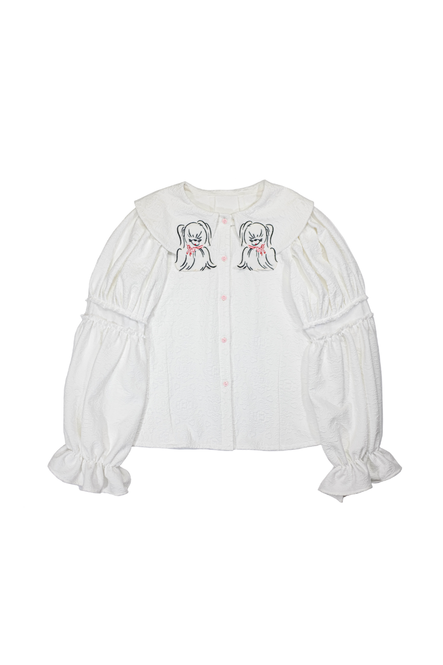 パピースリーブのレトロなロングシャツデザイン