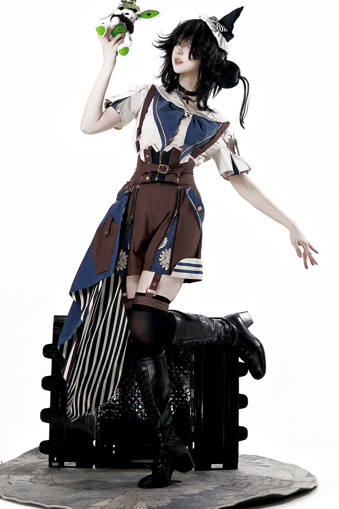 ボーイッシュセットアップスチームパンクプリンス