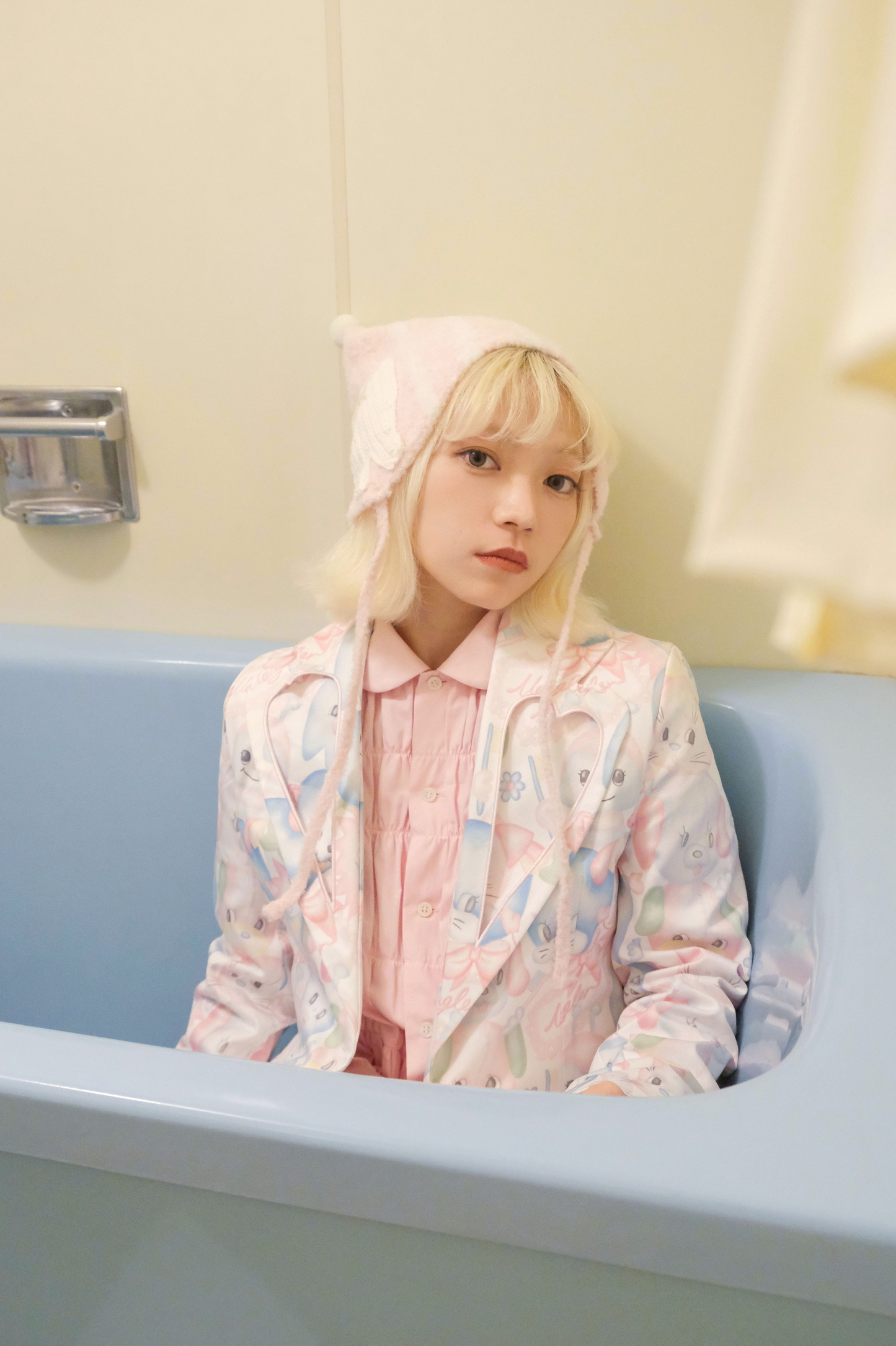 ジャケットy2k + 襟付きスカートファンタジー