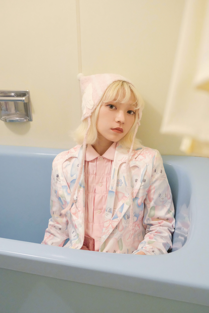 ジャケットy2k + 襟付きスカートファンタジー