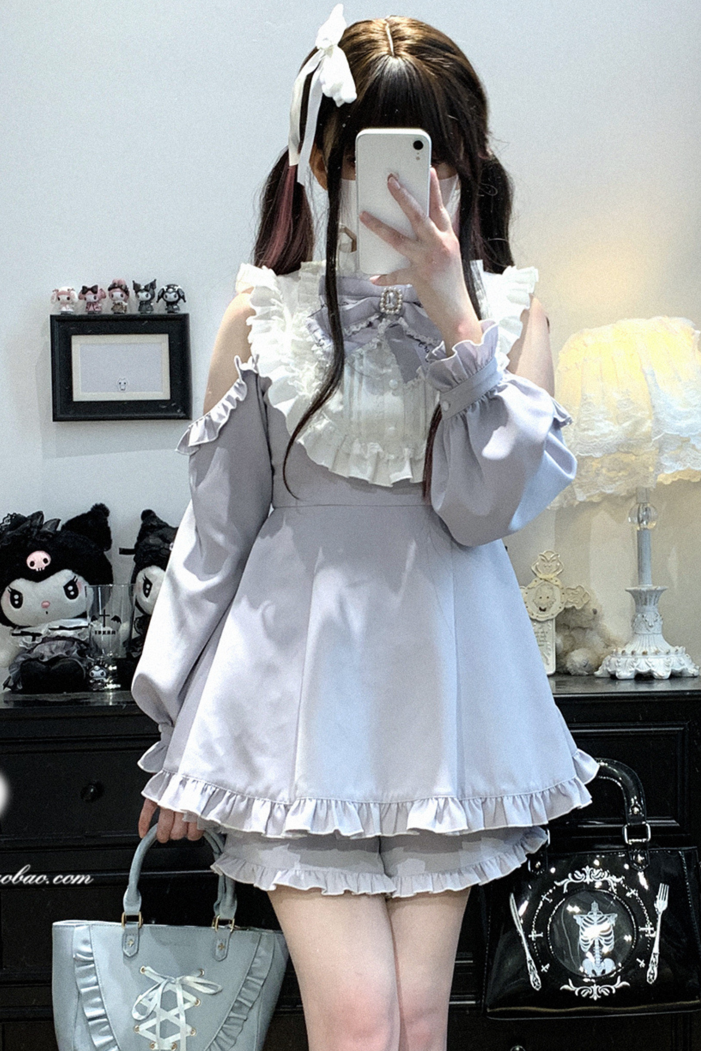 ラッフルプリンセス + オフショルダートップリボンショーツ