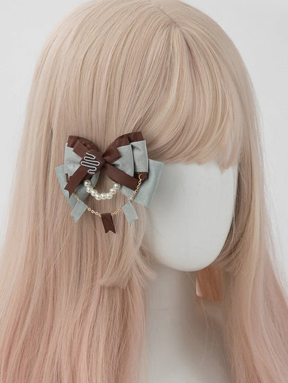 Lolita Mint 2 Sweet Chocolate Dessert Hairclip Green Options Series
