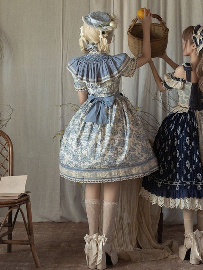 Blue Sle-tie Strap Cape