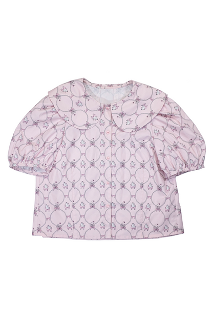 バブルスリーブアイランドスウィートシャツ