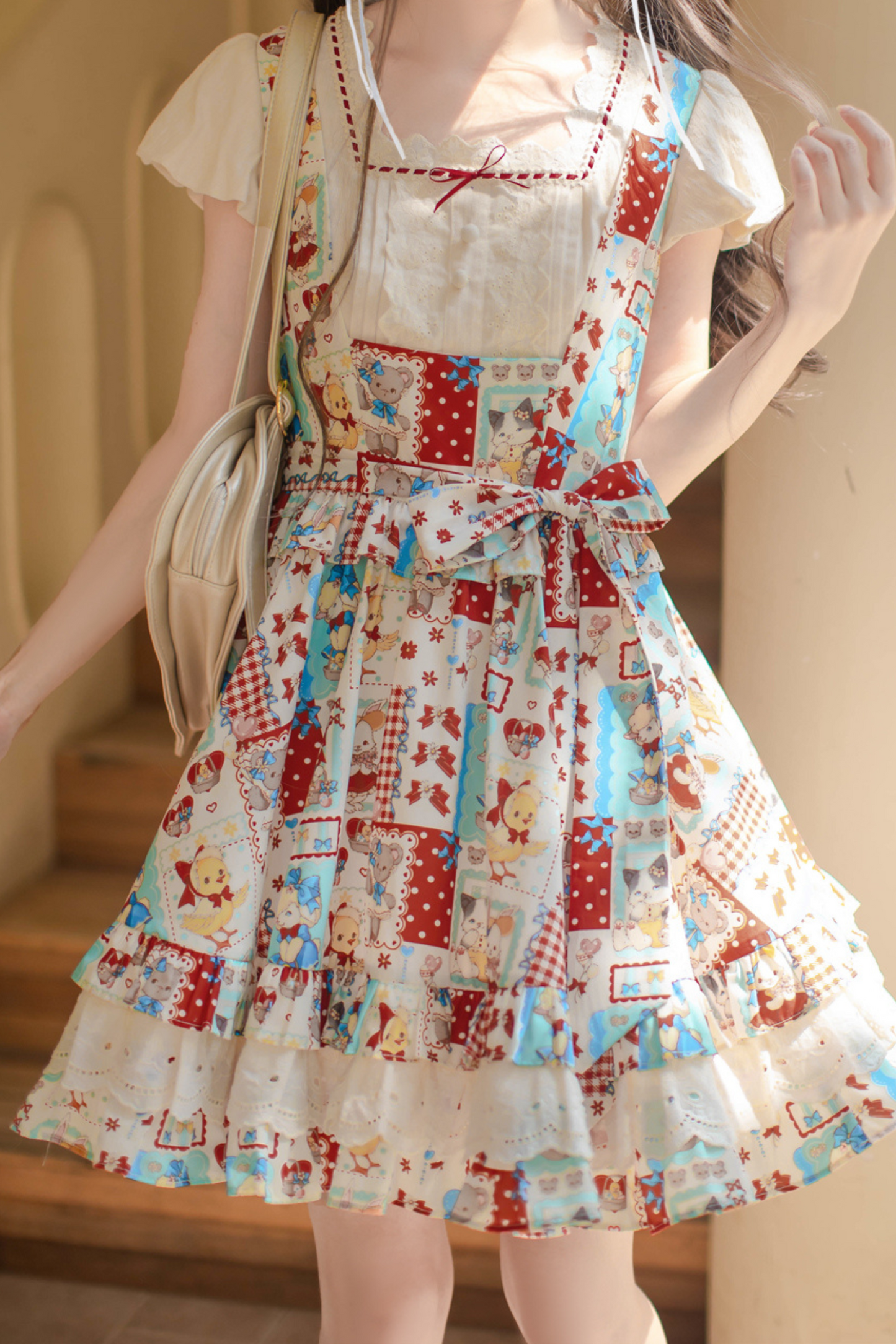 シャツポップベストレトロ+スカート