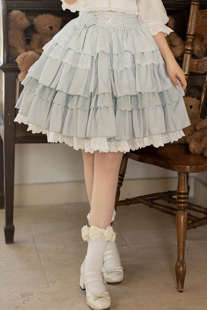 スカートトップ 甘くてかわいい デイリードール + ロリータ