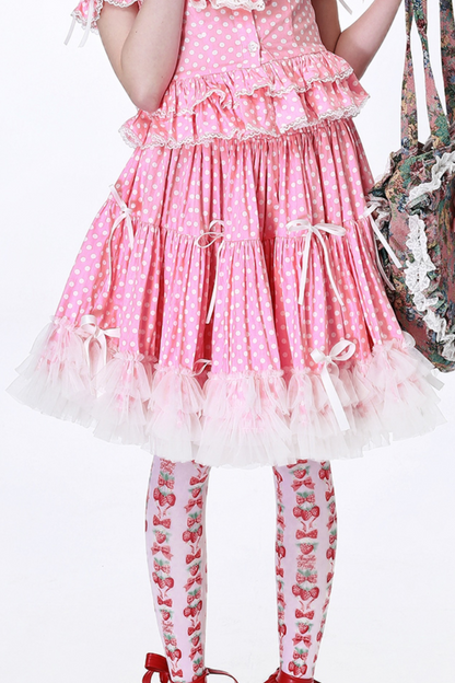 スカート フレア レトロ ポップ ミディアム